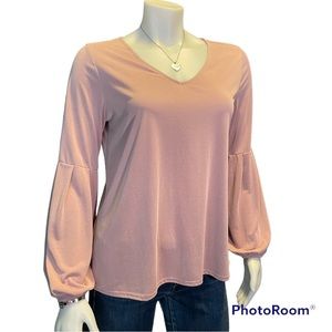 Lord + Taylor Long Sleeve Top Size M